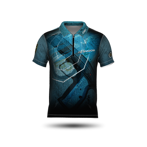 DED Technical Shirt:  CZ Shadow 2 Blue